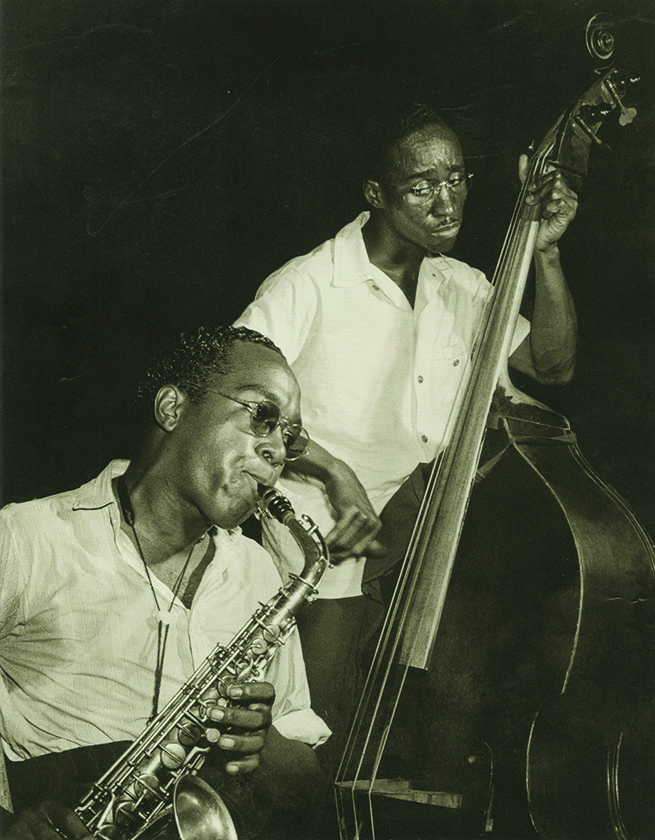 Charlie Bird Parker and bassist